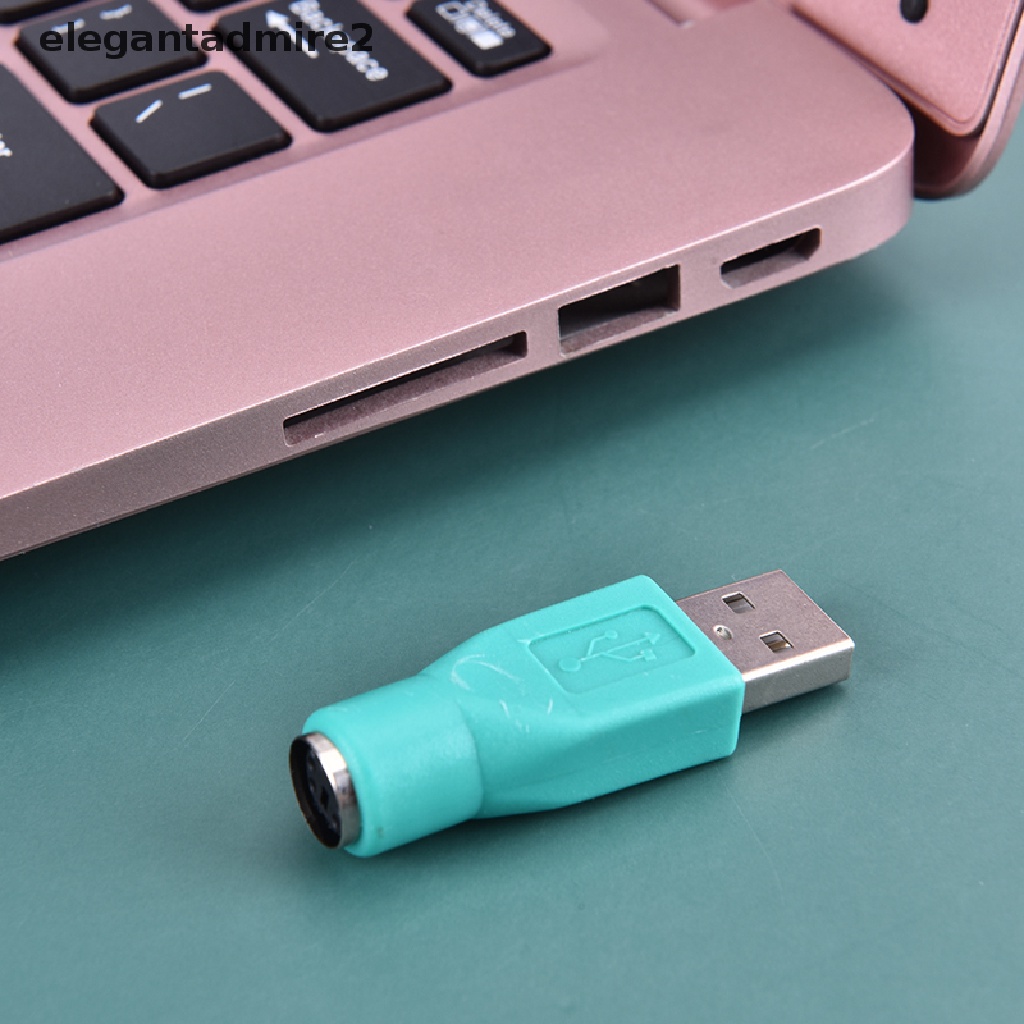 Đầu Nối Chuyển Đổi PS2 PS / 2 Female Sang USB Male Cho PC Laptop