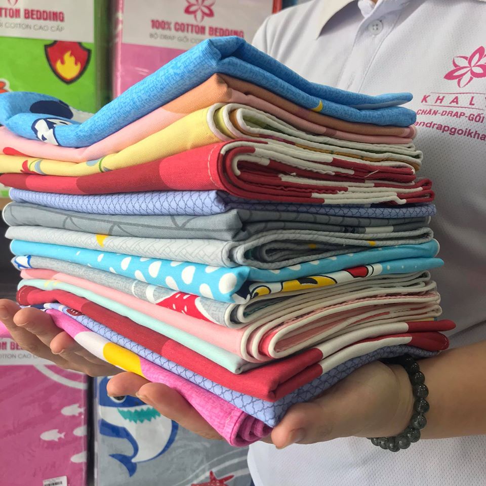 Áo gối Đầu hoặc áo gối Ôm Cotton Cùng mẫu Drap đã chọn