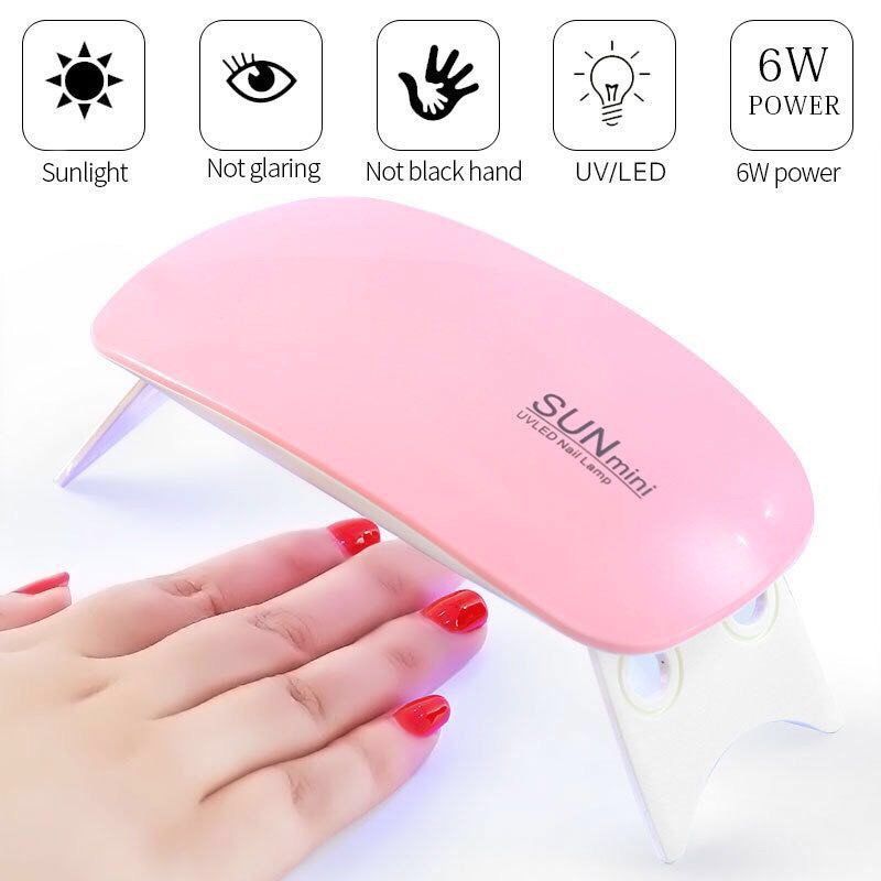 Máy hơ gel Sun5 mini, máy hơ móng tay cá nhân chuyên dụng làm nail