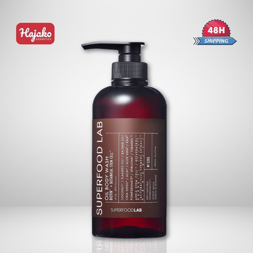 [HÀNG CHÍNH HÃNG] Sữa Tắm Nhập Khẩu Trắng Da Thảo Mộc Nhật Bản Superfood Lab Oil Body Wash Biotin 480ml