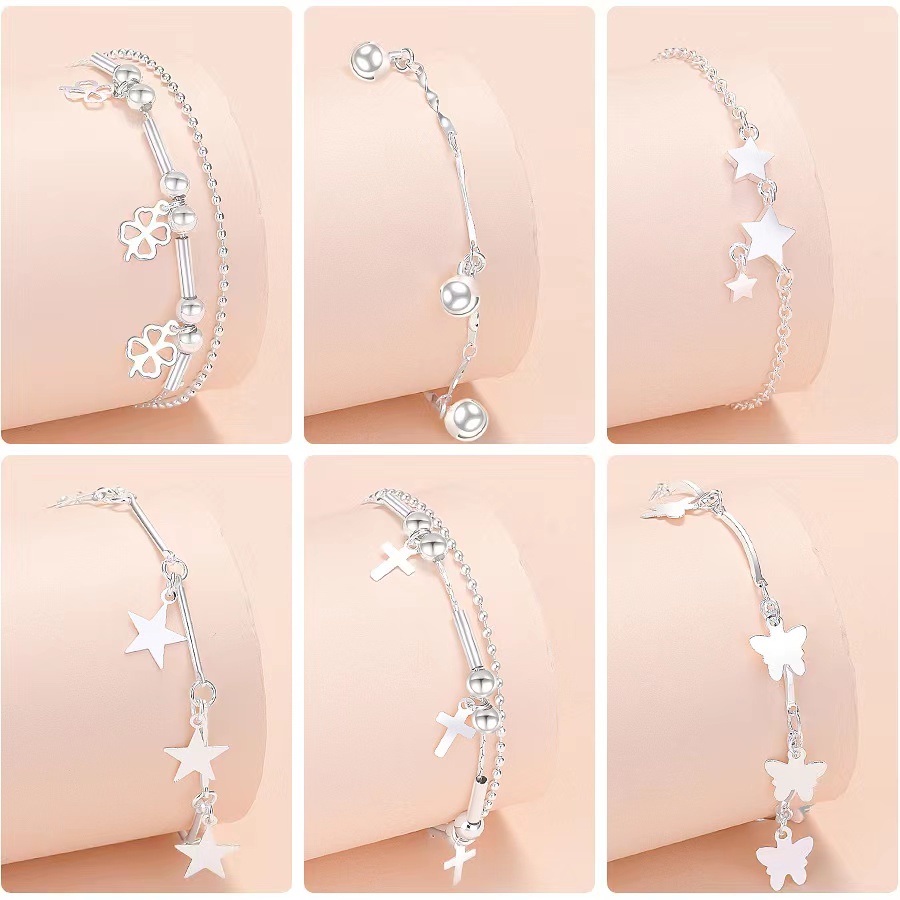 Vòng Tay Bạc 925 Thiết Kế Đơn Giản