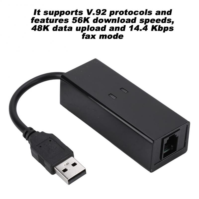 Modem dữ liệu rời 56K truy cập quay số V92 USB cho With Win7 Win8 Win10 XP
