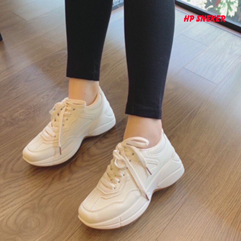 giầy thể thao nữ độn đế  [ FREE SHIP + TẶNG TẤT ]