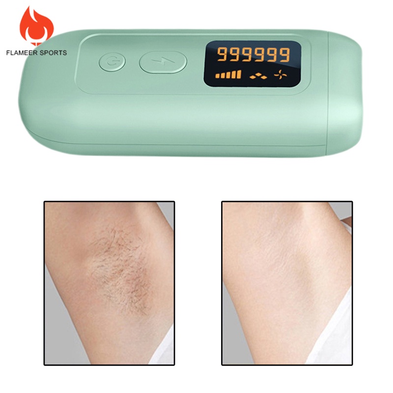 Flameer Sports  Laser Permanent Hair Removal Machine 990000 Flashes Epilator EU Plug