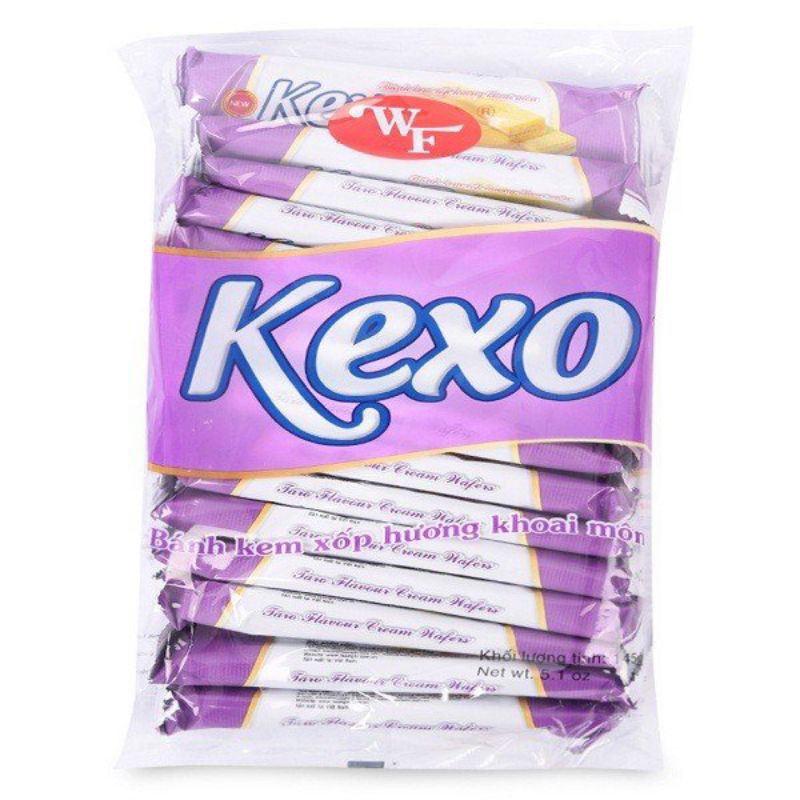 Bánh KeXo (kem xốp 4 vị Cốm,Khoai Môn,Socola,Sữa)145gr