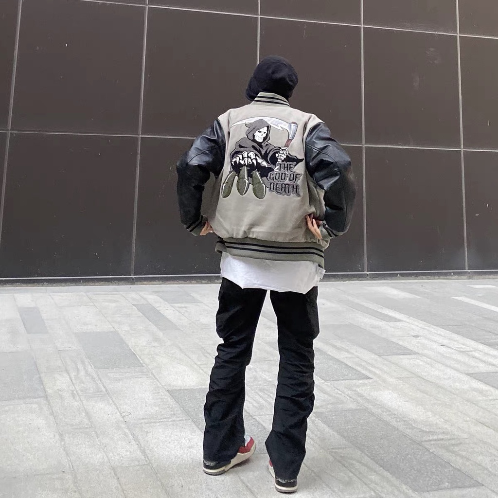 Áo khoác Varsity THE GOD OF DEATH .