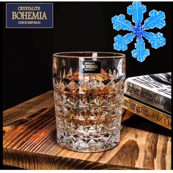 Bộ 6 cốc pha lê Bohemia Diamond 230ml sản xuất tại Séc - Đỉnh cao của pha lê cao cấp