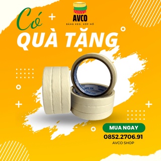 Băng keo giấy viết chữ, chặn màu nước, màu Acrylic, sơn, chịu nhiệt [RẺ VÔ ĐỊCH] khổ 1cm, 2 cm, 5cm x 10m