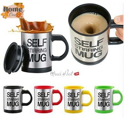 Cốc Pha Cà Phê Thông Minh Tự Khuấy Self Stirring Mug, Dùng Pin Tiện Dụng - Lỗi 1 Đổi 1