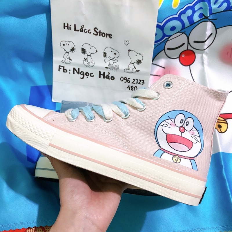 Giày cổ cao doraemon size 35-40