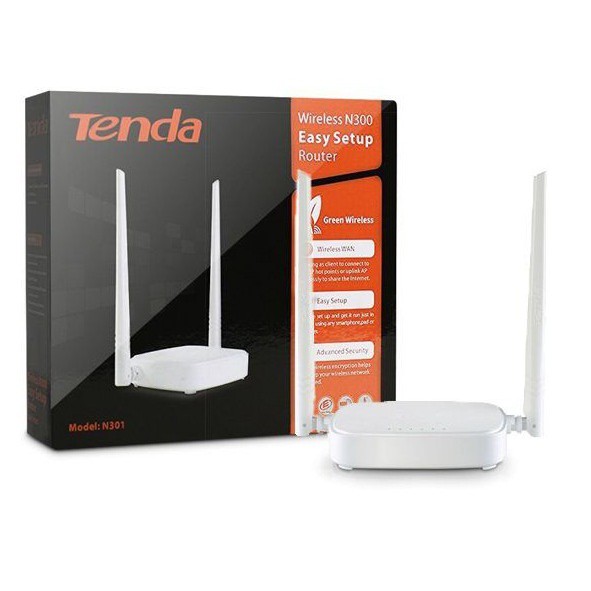 Bộ phát wifi Chuẩn N 300Mbps Tenda N301 Hàng Mới Chính Hãng Bh36T