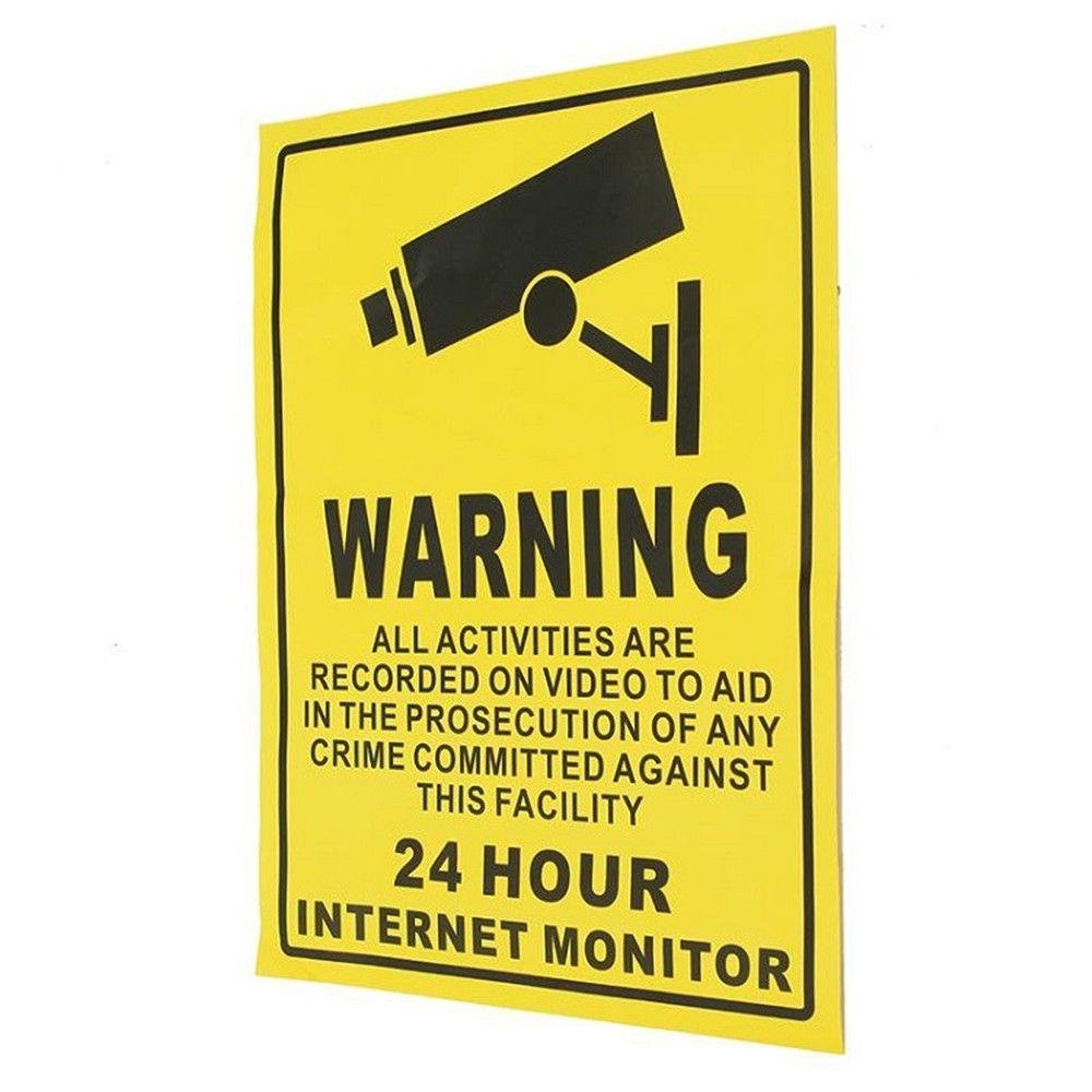 Hình Dán Cảnh Báo An Ninh CCTV 20 * 25cm