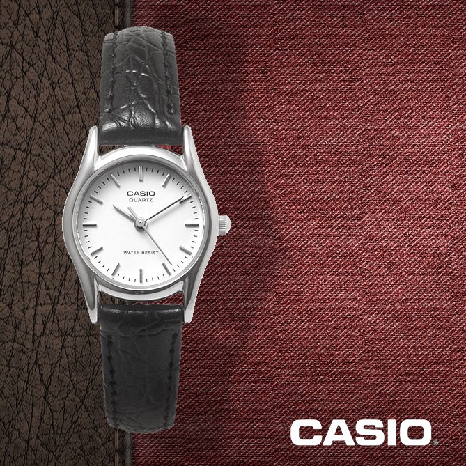 Đồng hồ nữ dây da chính hãng Casio Standard Anh Khuê LTP-1094E-7ARDF