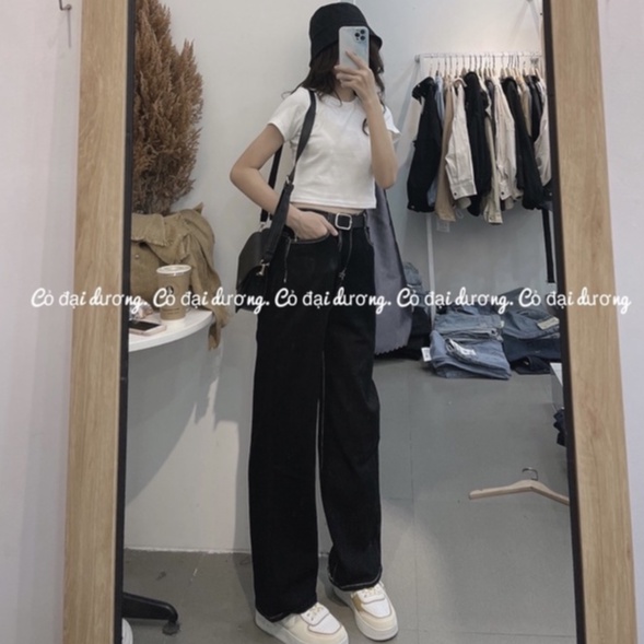 Quần chỉ nổi ống xuông BAZIC Hàn Quốc