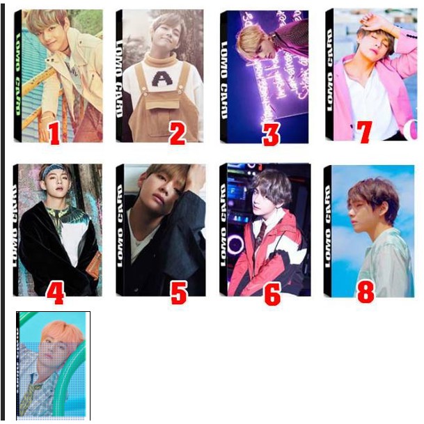 Lomo card BTS lomo bts lomo V bộ ảnh hộp 30 ảnh thẻ hình nhóm nhạc idol Hàn quốc | BigBuy360 - bigbuy360.vn