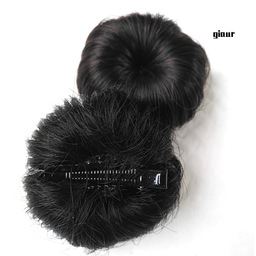 Búi Tóc Giả Xoăn Gợn Sóng Cho Bé Gái