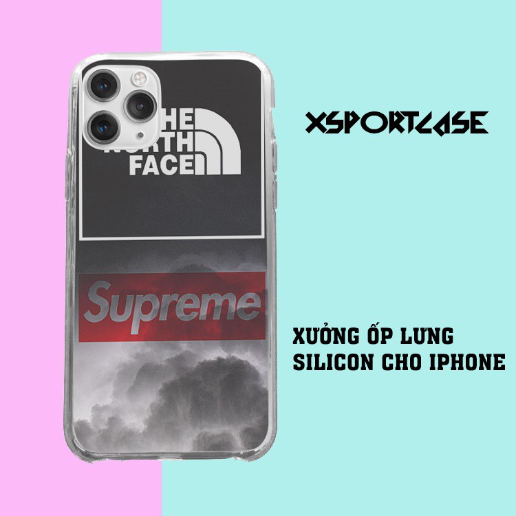 Ốp lưng XSPORTCASE Supreme The North Face Iphone 7 - Iphone 12 pro max SUPPOD00144