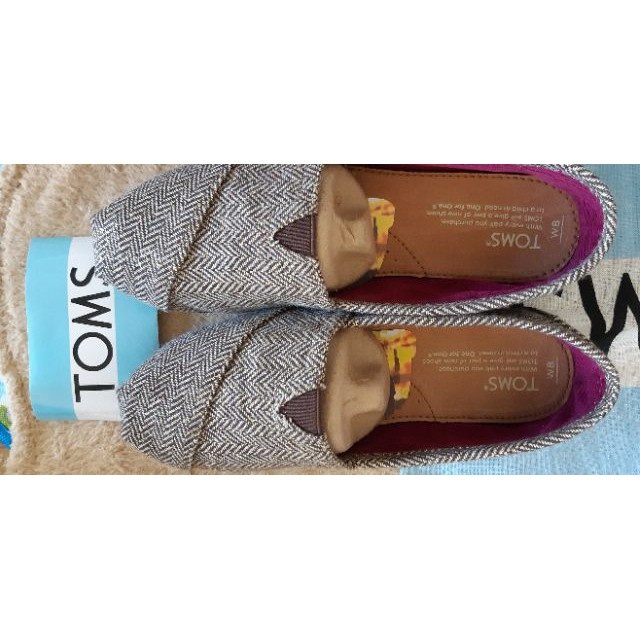 🎉PROMO🎉🍒💯 Toms Giày Lười Vải canvas 100% Kẻ Sọc Thời Trang Cho Nam Nữ