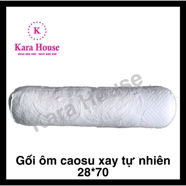 Gối ôm cao su xay tự nhiên 28*70- Kara House