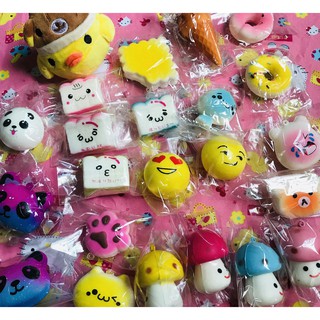 Squishy mini đồng giá (kèm móc khoa & bao bì)
