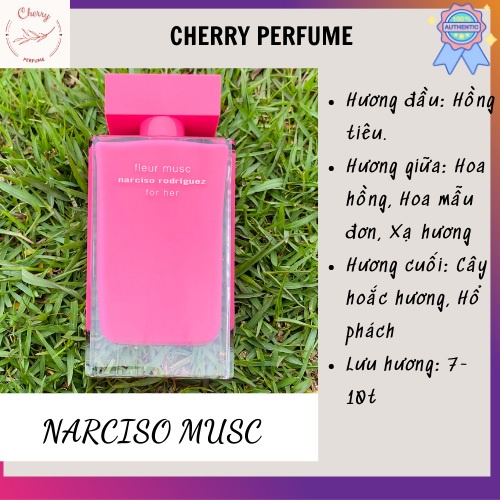 Nước Hoa Nữ 𝐍𝐚𝐫𝐜𝐢𝐬𝐨 𝐅𝐥𝐞𝐮𝐫 𝐌𝐮𝐬𝐜 𝐟𝐨𝐫 𝐇𝐞𝐫 EDT5ml/10ml/20ml_rubyyy_1993