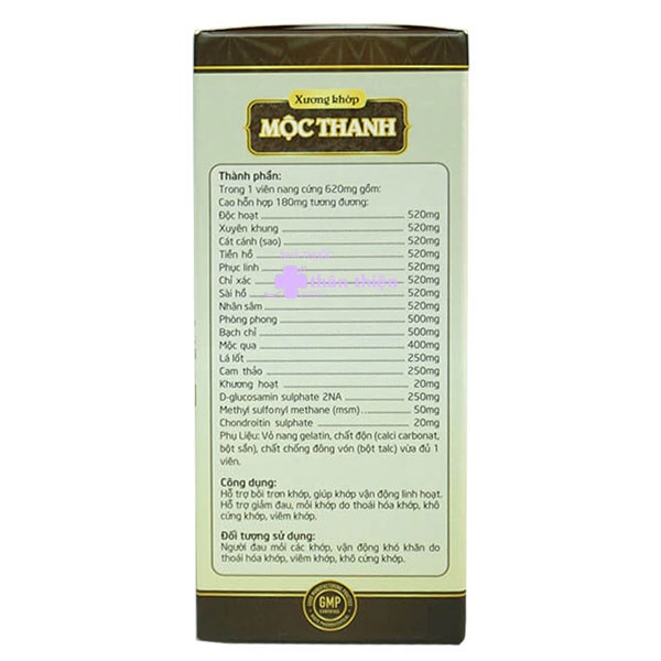 Xương khớp Mộc Thanh - Hỗ trợ các bệnh về xương khớp ( 60 viên)