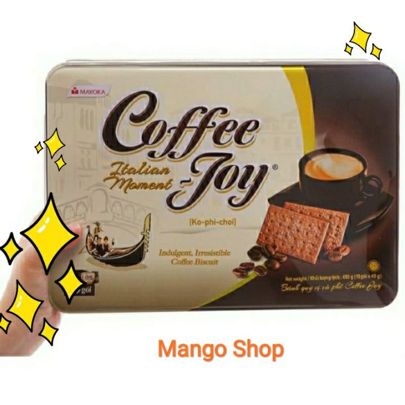 Bánh Hộp Thiếc Coffee Joy 450g [Date 02/2022]