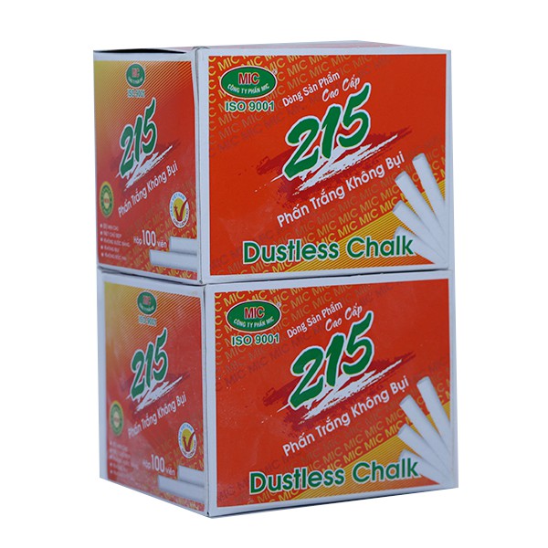 Phấn mic không bụi 100V trắng , màu