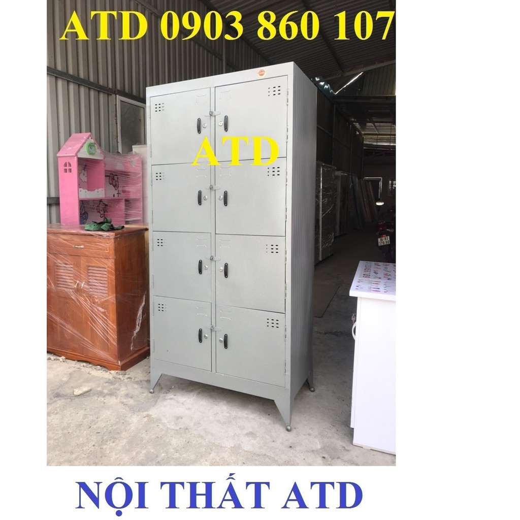 Tủ hồ sơ sắt đựng tài liệu văn phòng - tủ hồ sơ locker 8 cửa 10 cửa đựng đồ cá nhân 8 cửa 10 cửa hcm bình dương