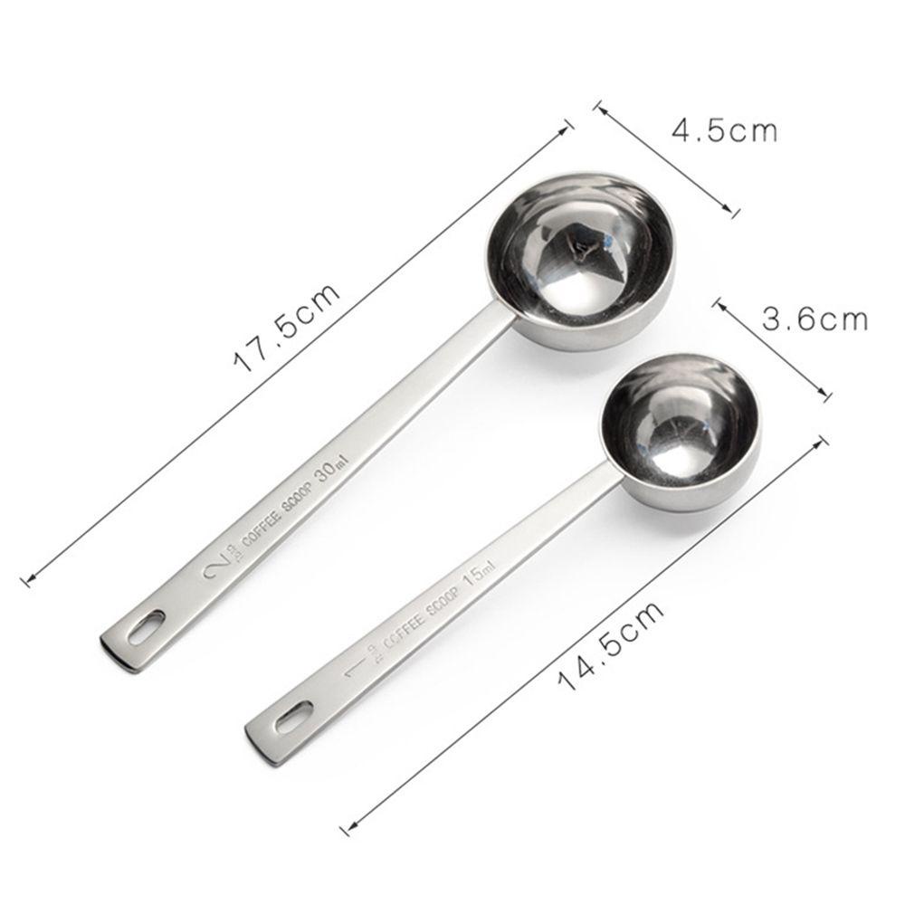 Mxmio Muỗng Đo Lường 15ml / 30ml Cán Dài Bằng Thép Không Gỉ