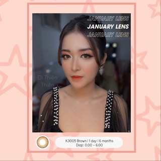 K3005 Brown có độ cận (Lens sd 1 ngày)- Januarylens