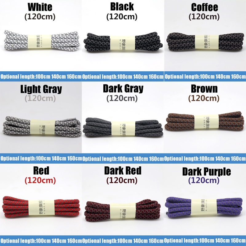 Dây giày phản quang hình tròn thời trang