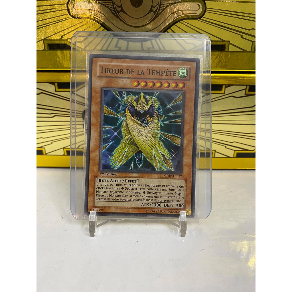 [ Dưa Hấu Yugioh ] Lá bài thẻ bài Storm Shooter - Super Rare 1st Edition - Tặng bọc bài nhựa bảo quản