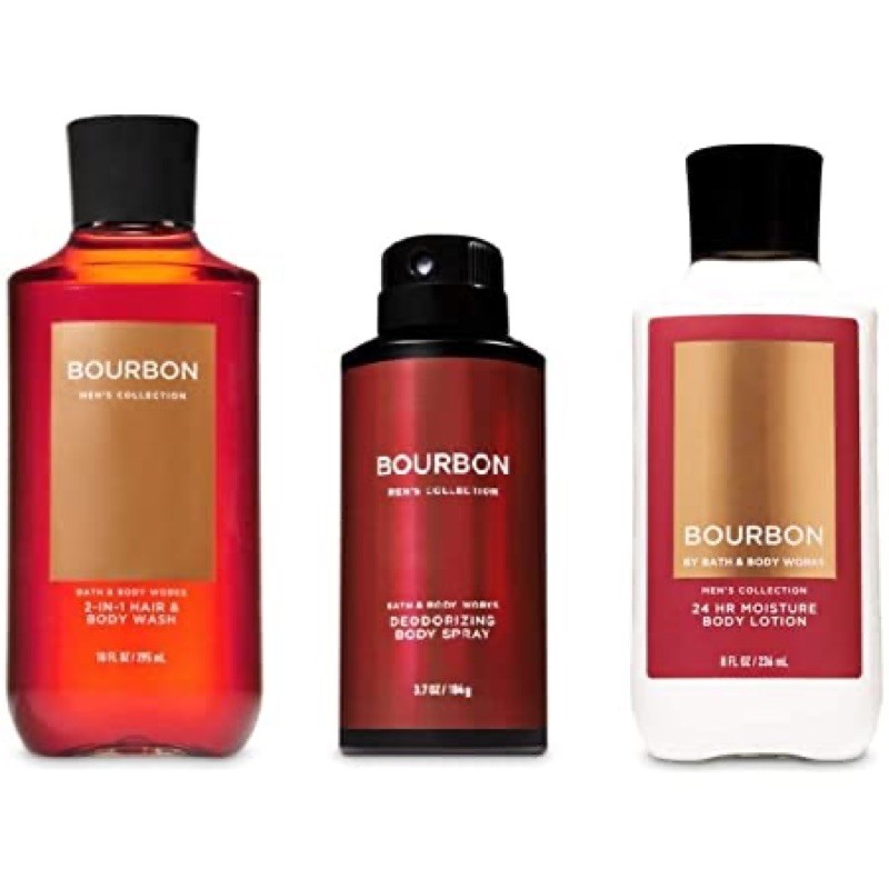 Sản phẩm sữa tắm xịt thơm dưỡng da cho nam Bath and Body Works - Bourbon