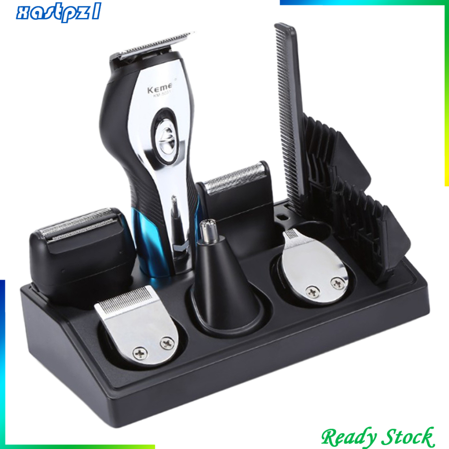 [Ready Stock]Electric Hair Clipper Shaving Machine Razor Shaver Beard Trimmer USBRecharge