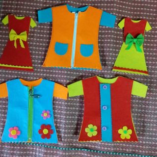 Áo cho bé thực hành kĩ năng(đồ mầm non)