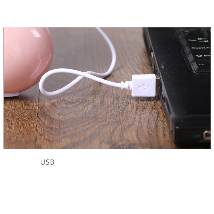 Quạt hộp USB mini có tai để bàn làm việc