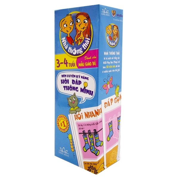 Sách Nhà Thông Thái - 550 Câu Hỏi Đáp Thông Minh (3-4 Tuổi)