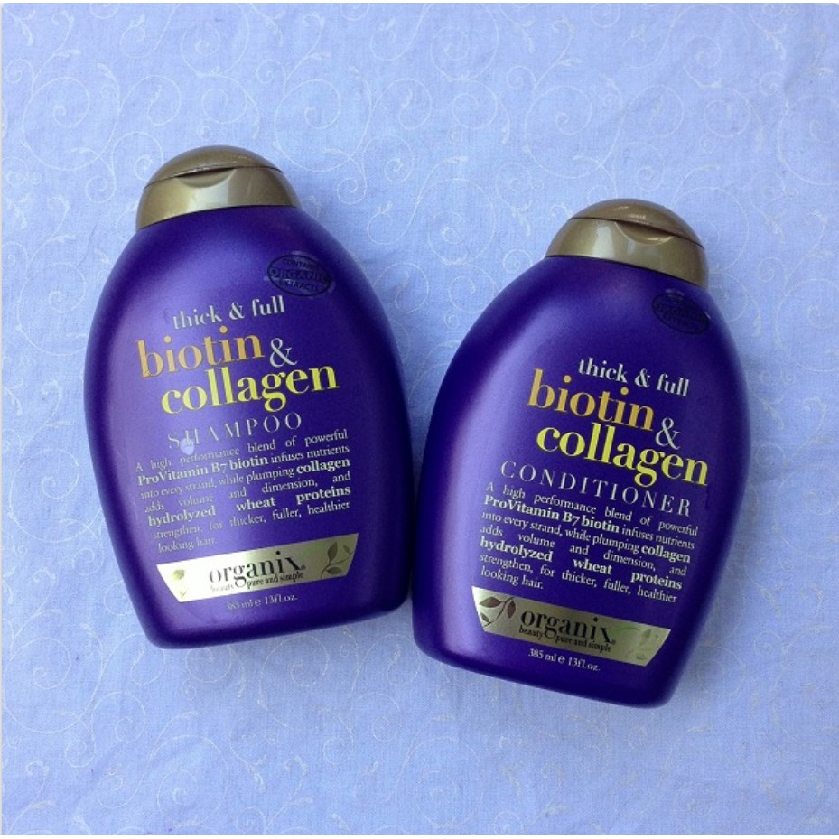 Dầu Gội Làm Dày Tóc Biotin & Collagen - 385ml Shampoo Biotin & Collagen