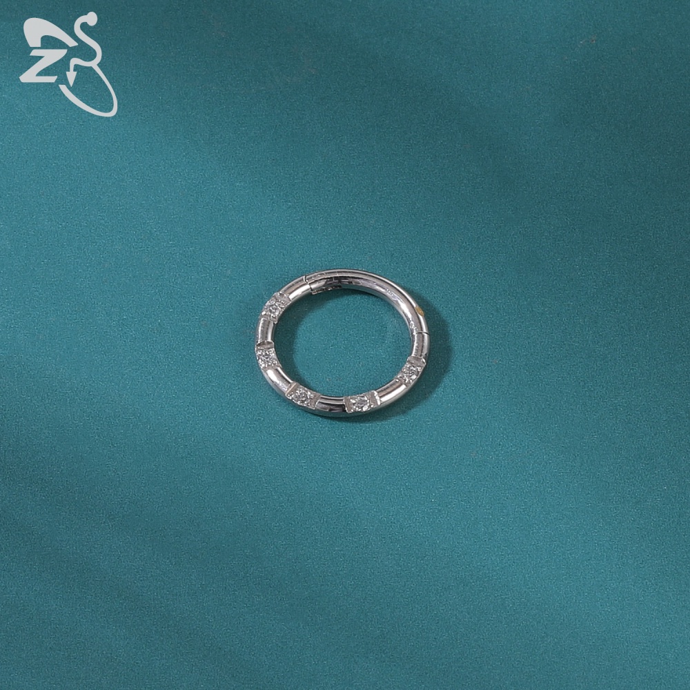 Khuyên xỏ mũi / tai / mũi bằng thép không gỉ sành điệu 16g