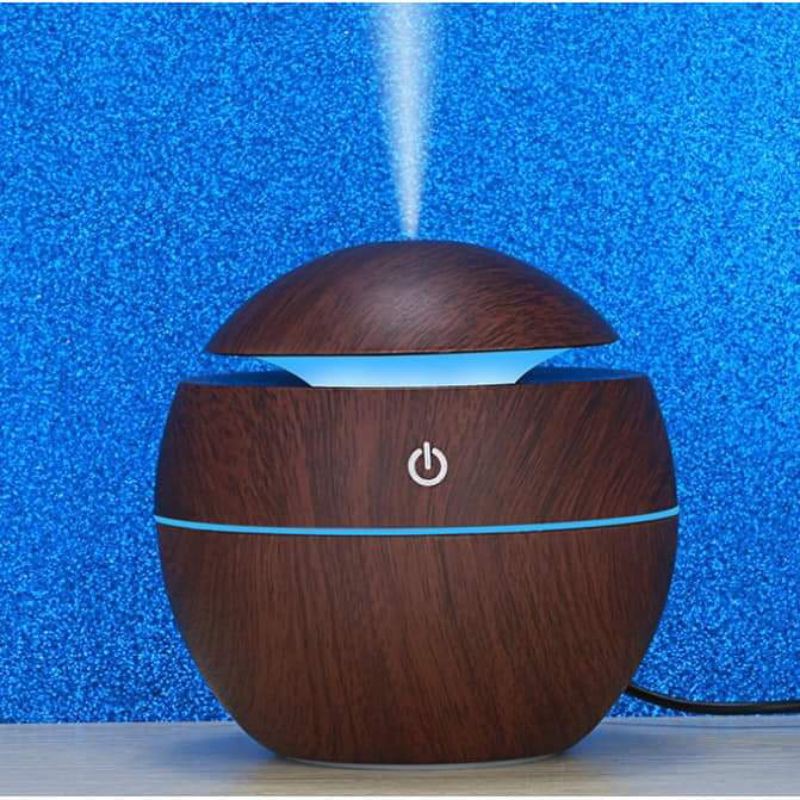 ⚡FREESHIP⚡ Máy xông tinh dầu Vân gỗ - Máy phun sương - HOME PLAZA