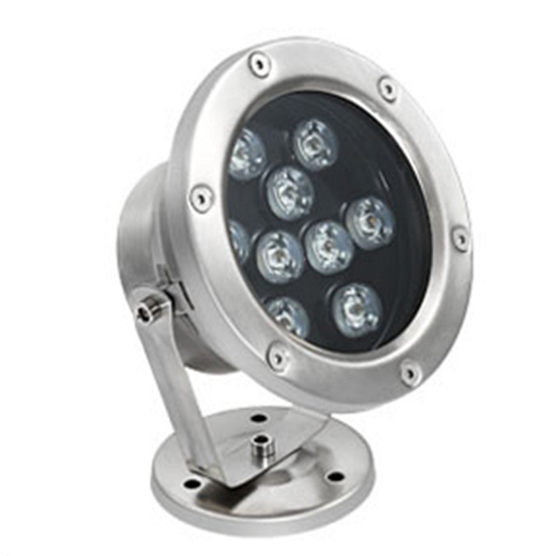 Đèn LED âm nước 9W loại ngồi ánh sáng vàng