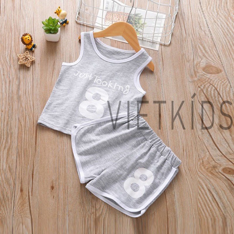 FREESHIP - Bộ quần áo 3 lỗ bé trai Richkid Quần áo sát nách cho bé từ 8 - 24kg