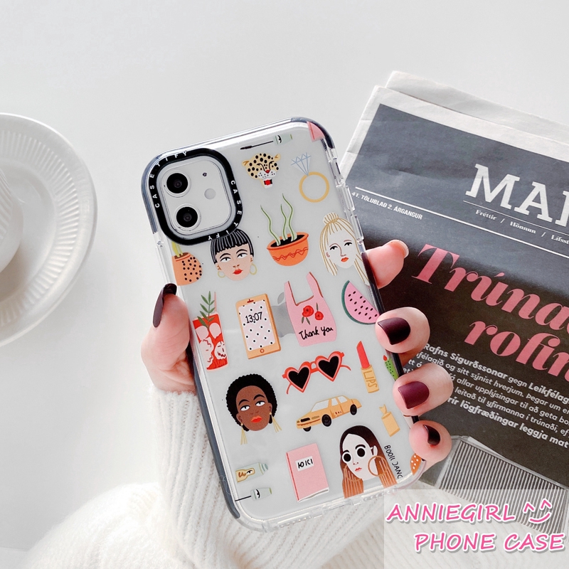 Ốp điện thoại mềm trong suốt dán nhãn vận chuyển cho IPhone 12 11 Pro Max Xs Max XR XS 7 6s 8 Plus | BigBuy360 - bigbuy360.vn