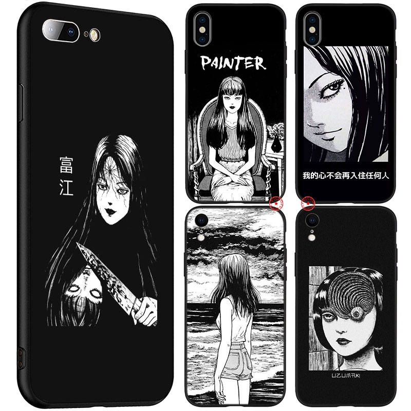 Ốp điện thoại in hình truyện tranh kinh dị Junji Ito Tomie thích hợp cho IPHONE SE XR 5 5S 6 6S 7 8
