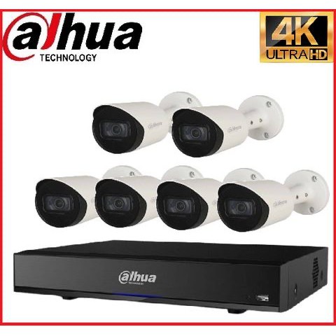 Trọn gói Camera Cao cấp 4K 02 - 6 camera Dahua (8MP)
