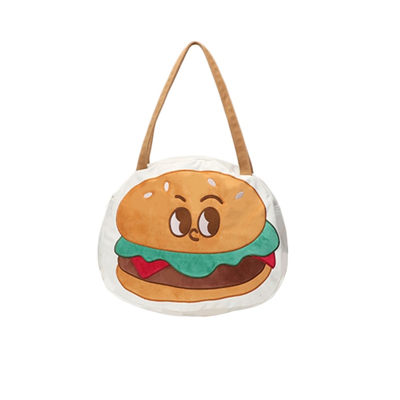 Túi Đeo Vai Nữ Hình Hamburger Thời Trang Giá Đỡ