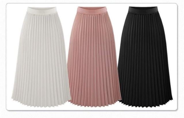 Váy xếp li quảng châu