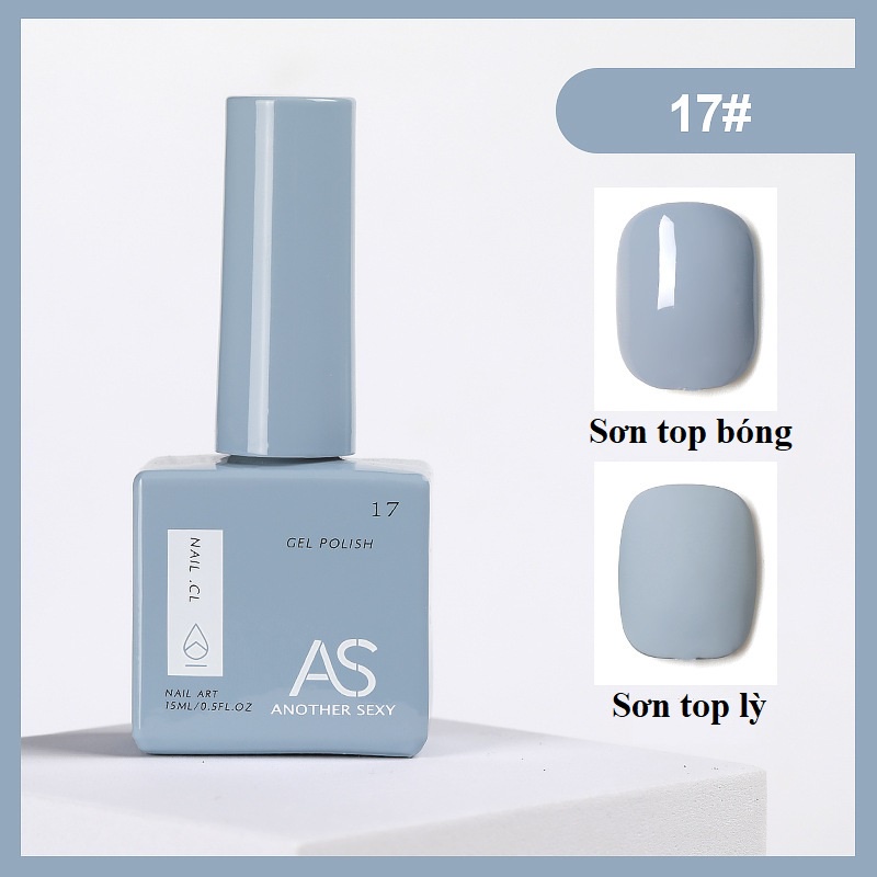 Sơn móng tay gel AS cao cấp mẫu mới tone đỏ đô VUA SƠN AS