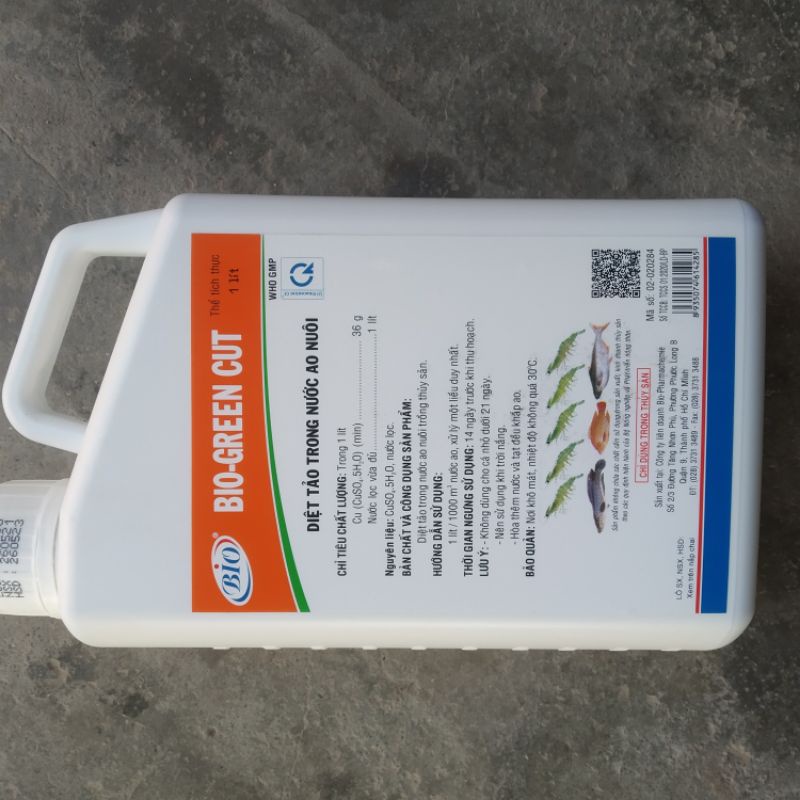 Thuốc diệt tảo trong nước BIO GREEN an toàn cho cá
